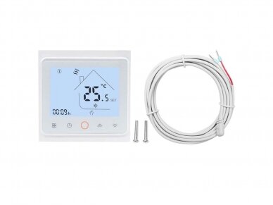 Grindinio šildymo termostatas su WIFI E500i 1